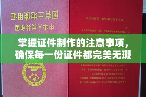 山西掌握证件制作的注意事项，确保每一份证件都完美无瑕