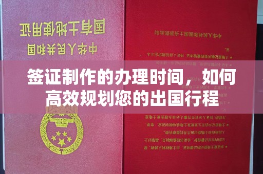 山西签证制作的办理时间，如何高效规划您的出国行程