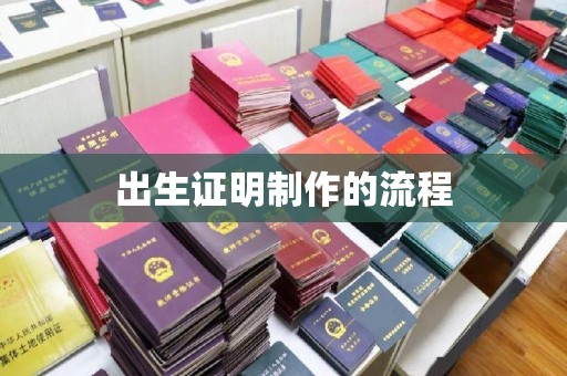 山西出生证明制作的流程
