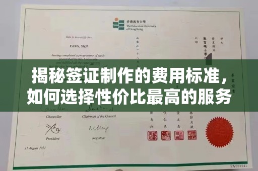 山西揭秘签证制作的费用标准，如何选择性价比最高的服务？