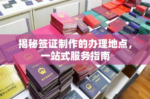 山西揭秘签证制作的办理地点，一站式服务指南