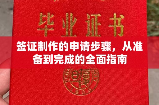 山西签证制作的申请步骤，从准备到完成的全面指南