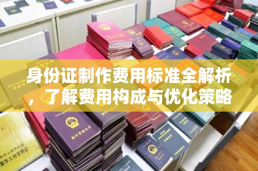 山西身份证制作费用标准全解析，了解费用构成与优化策略